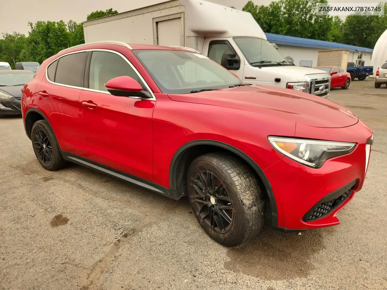 2018 Alfa Romeo Stelvio VIN: ZASFAKANXJ7B76745 Lot: 61469016