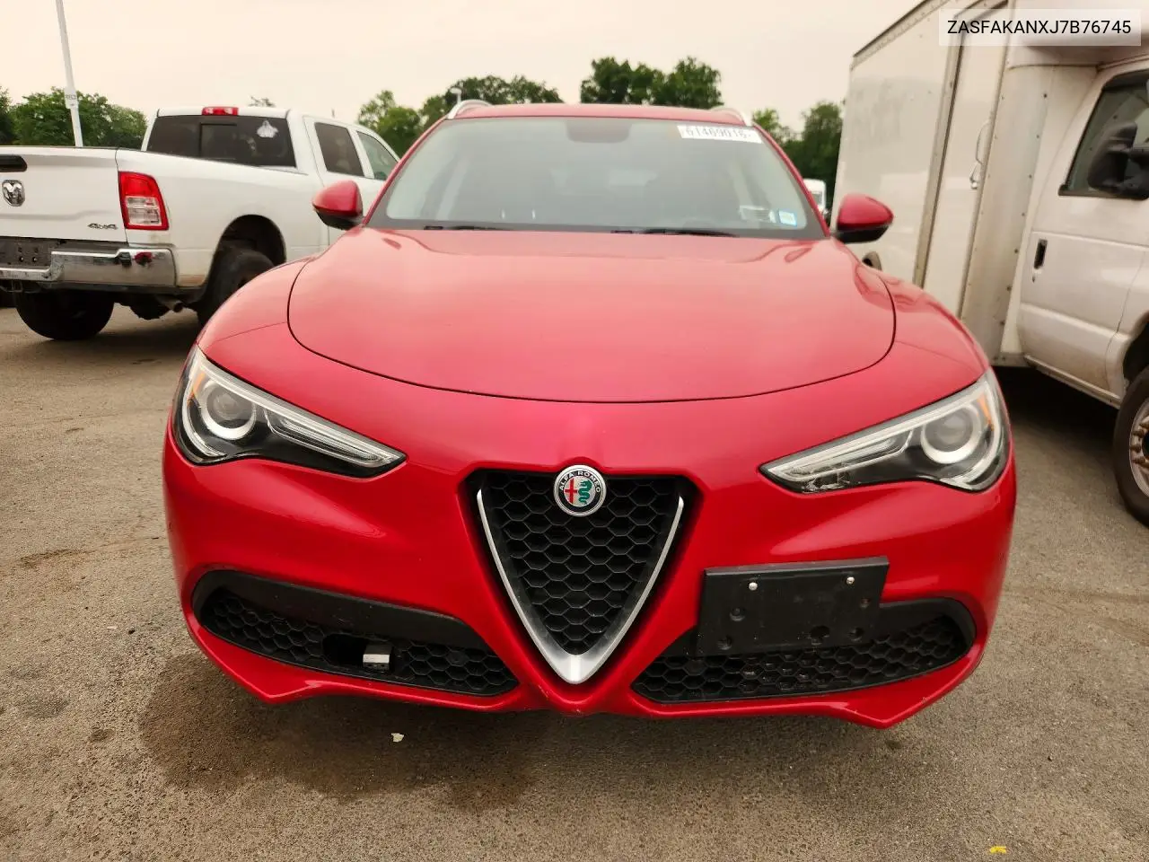 2018 Alfa Romeo Stelvio VIN: ZASFAKANXJ7B76745 Lot: 61469016