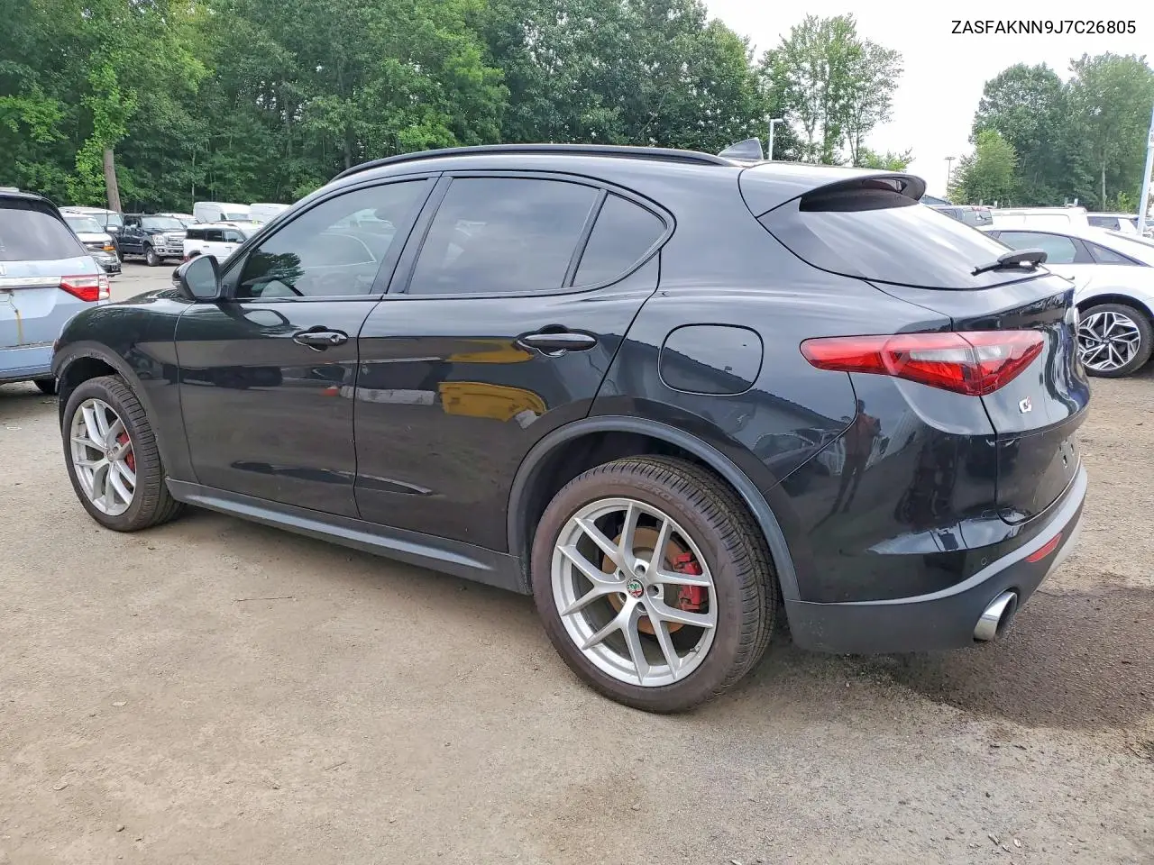 2018 Alfa Romeo Stelvio Ti Sport VIN: ZASFAKNN9J7C26805 Lot: 61533566
