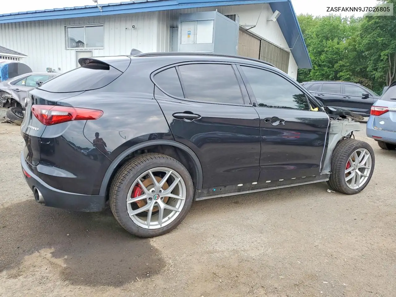 2018 Alfa Romeo Stelvio Ti Sport VIN: ZASFAKNN9J7C26805 Lot: 61533566