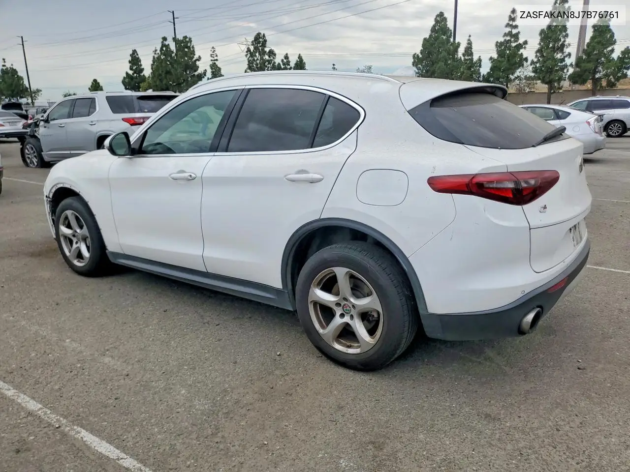 2018 Alfa Romeo Stelvio VIN: ZASFAKAN8J7B76761 Lot: 61784246