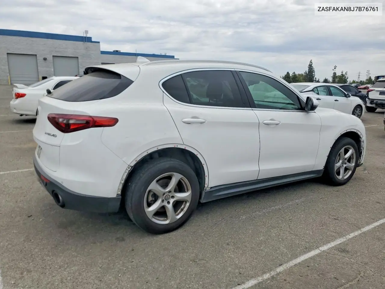 2018 Alfa Romeo Stelvio VIN: ZASFAKAN8J7B76761 Lot: 61784246