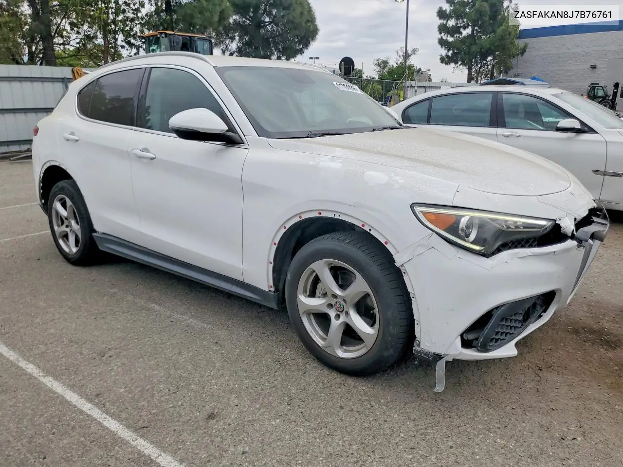 2018 Alfa Romeo Stelvio VIN: ZASFAKAN8J7B76761 Lot: 61784246