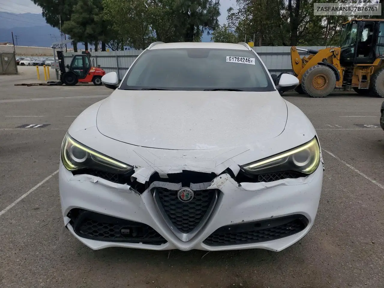 2018 Alfa Romeo Stelvio VIN: ZASFAKAN8J7B76761 Lot: 61784246