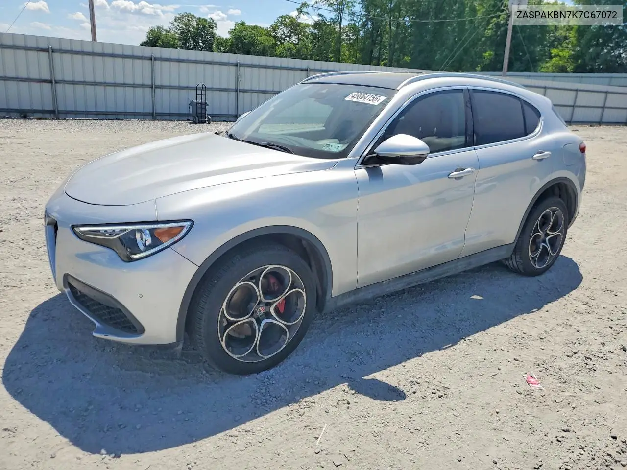 2019 Alfa Romeo Stelvio Ti VIN: ZASPAKBN7K7C67072 Lot: 49064156
