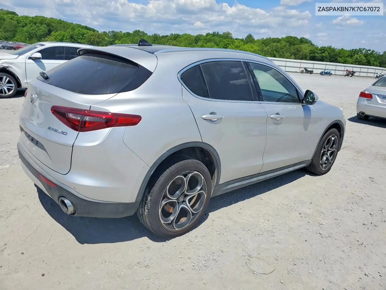 2019 Alfa Romeo Stelvio Ti VIN: ZASPAKBN7K7C67072 Lot: 49064156