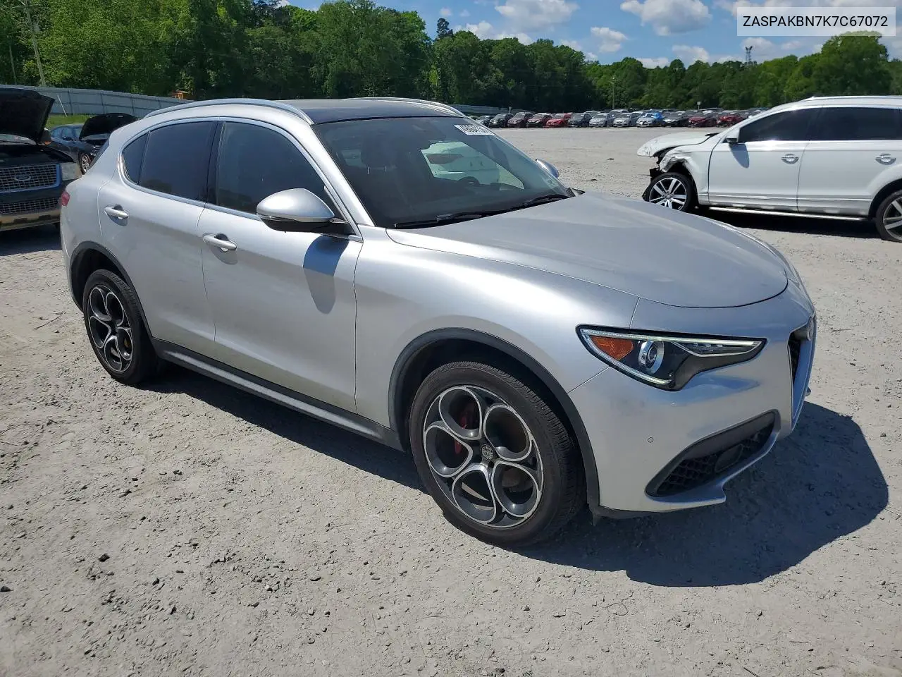 2019 Alfa Romeo Stelvio Ti VIN: ZASPAKBN7K7C67072 Lot: 49064156