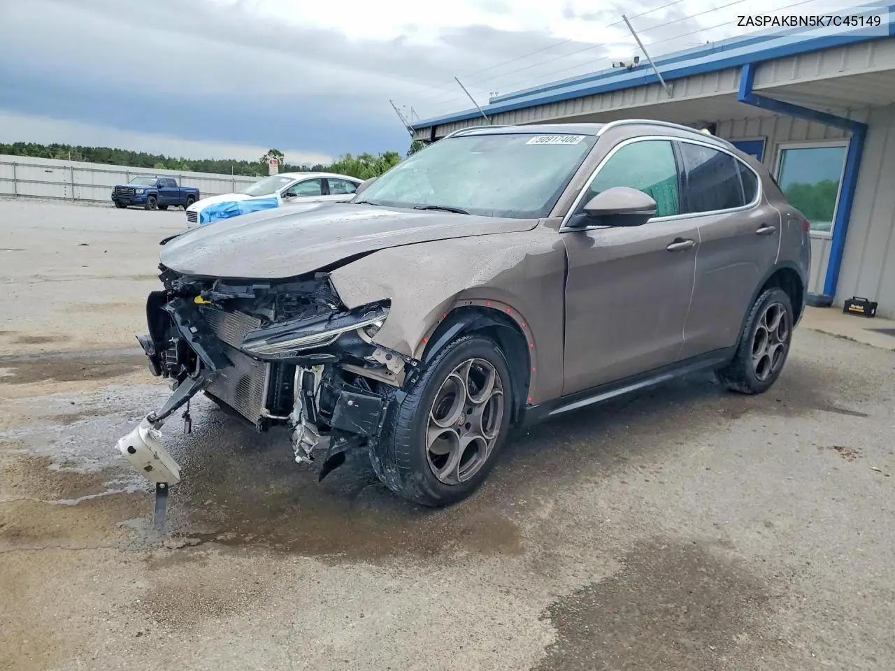 2019 Alfa Romeo Stelvio Ti VIN: ZASPAKBN5K7C45149 Lot: 50917406