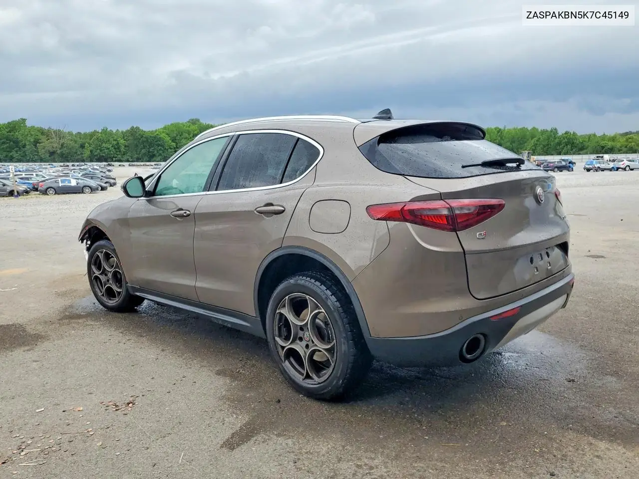 2019 Alfa Romeo Stelvio Ti VIN: ZASPAKBN5K7C45149 Lot: 50917406