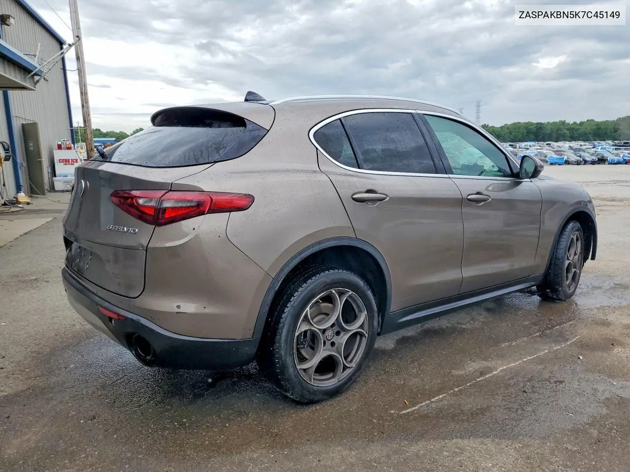 2019 Alfa Romeo Stelvio Ti VIN: ZASPAKBN5K7C45149 Lot: 50917406