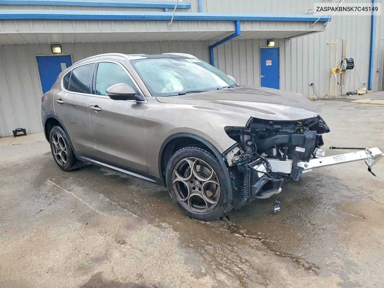 2019 Alfa Romeo Stelvio Ti VIN: ZASPAKBN5K7C45149 Lot: 50917406