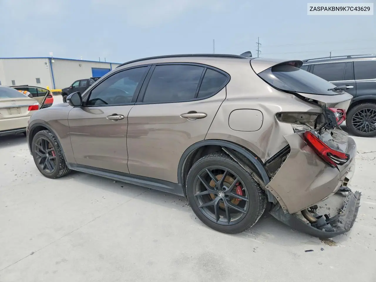 2019 Alfa Romeo Stelvio Ti VIN: ZASPAKBN9K7C43629 Lot: 51259956