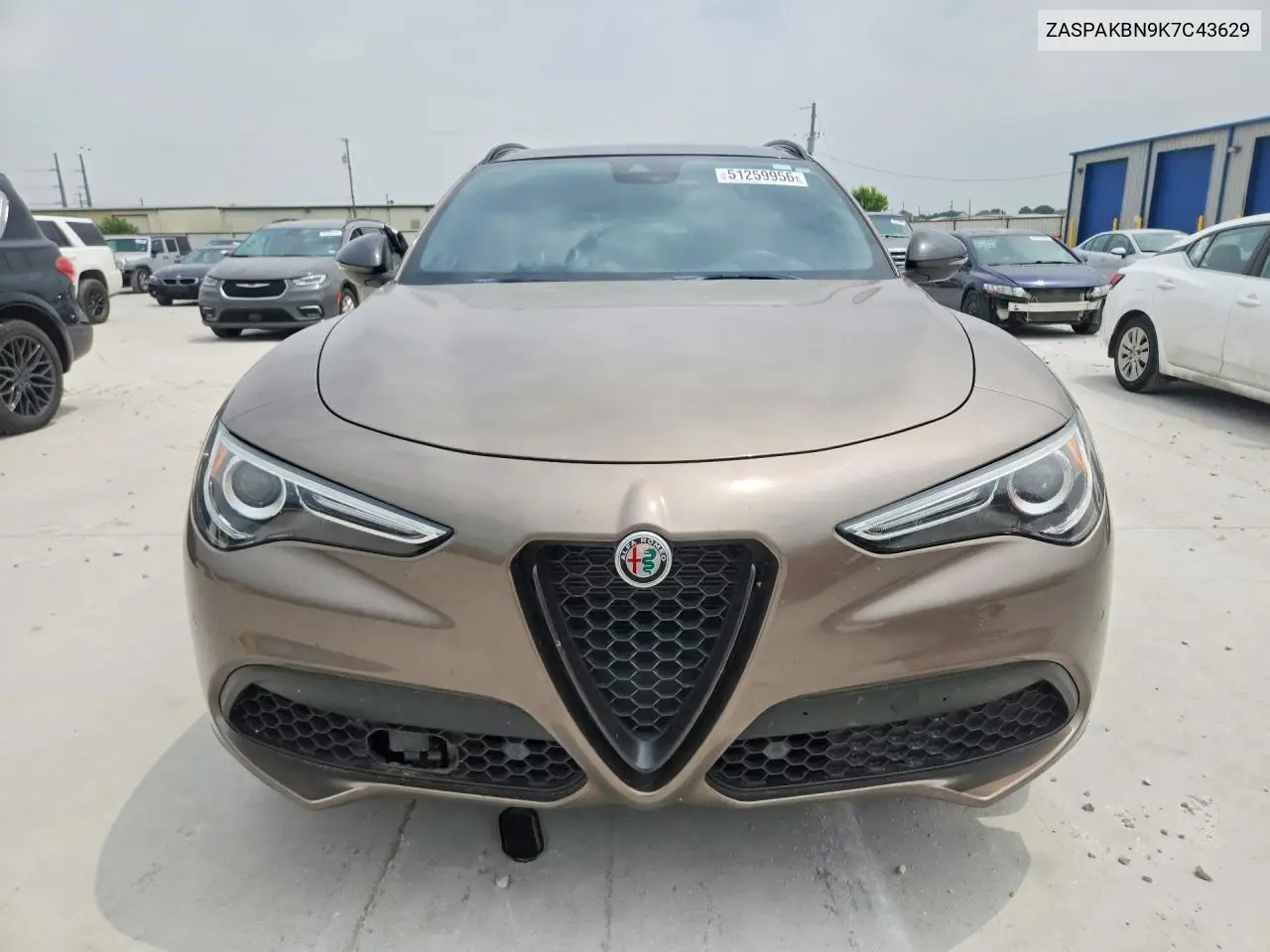 2019 Alfa Romeo Stelvio Ti VIN: ZASPAKBN9K7C43629 Lot: 51259956