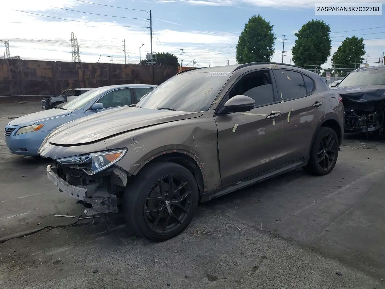 2019 Alfa Romeo Stelvio VIN: ZASPAKAN5K7C32788 Lot: 55454136