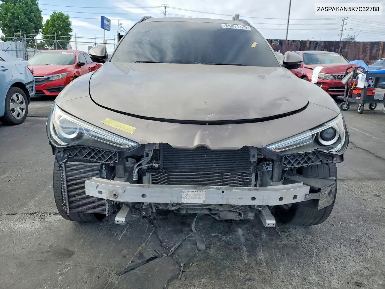 2019 Alfa Romeo Stelvio VIN: ZASPAKAN5K7C32788 Lot: 55454136