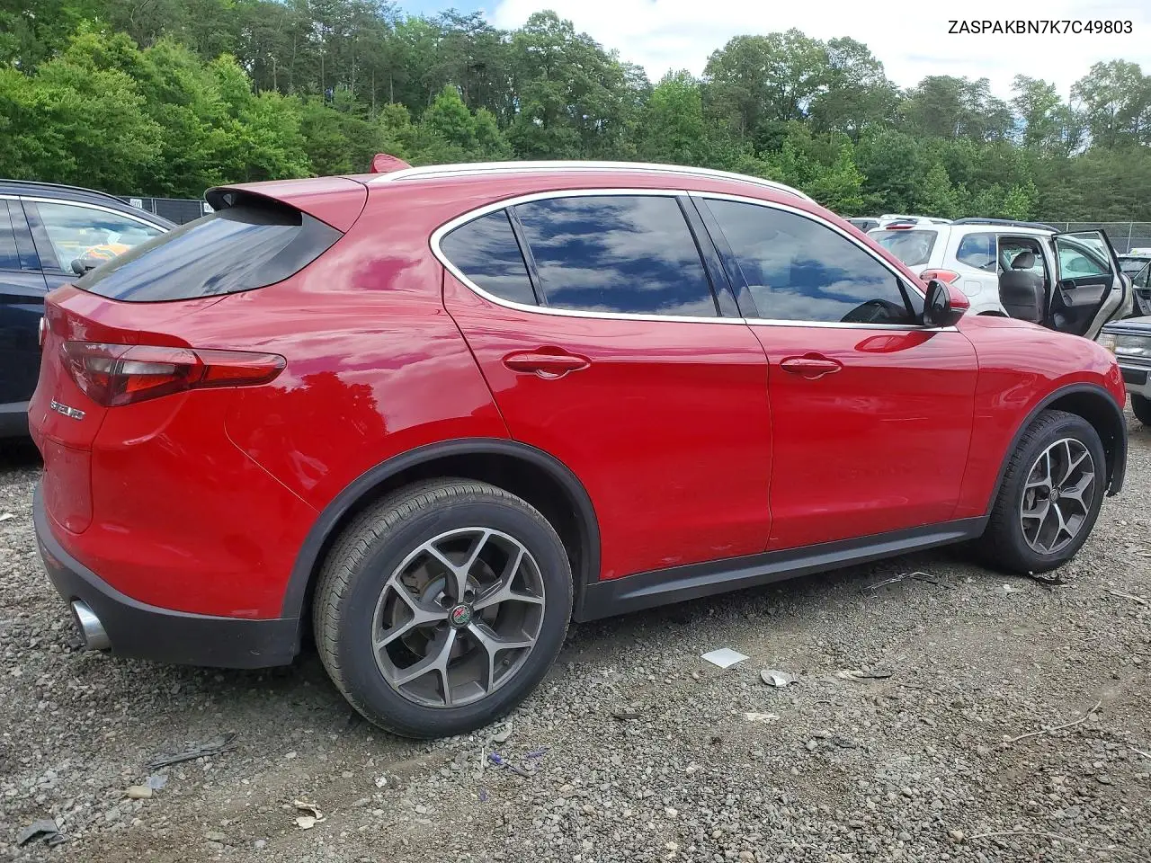 2019 Alfa Romeo Stelvio Ti VIN: ZASPAKBN7K7C49803 Lot: 56324726