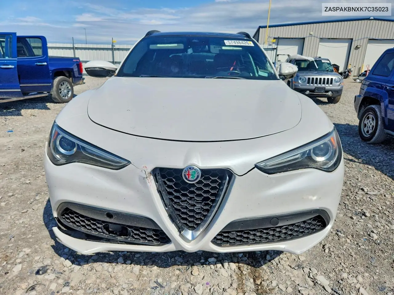 2019 Alfa Romeo Stelvio Ti VIN: ZASPAKBNXK7C35023 Lot: 57498426