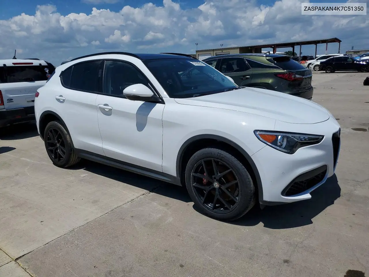 2019 Alfa Romeo Stelvio VIN: ZASPAKAN4K7C51350 Lot: 57656246