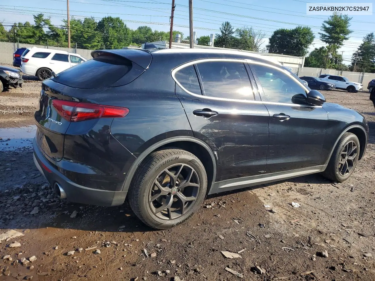 2019 Alfa Romeo Stelvio Ti VIN: ZASPAKBN2K7C52947 Lot: 58570816