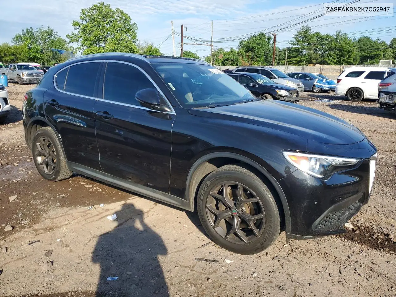 2019 Alfa Romeo Stelvio Ti VIN: ZASPAKBN2K7C52947 Lot: 58570816