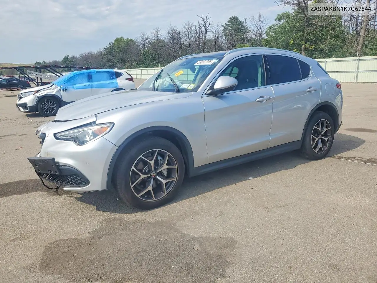 2019 Alfa Romeo Stelvio Ti VIN: ZASPAKBN1K7C67844 Lot: 59253756