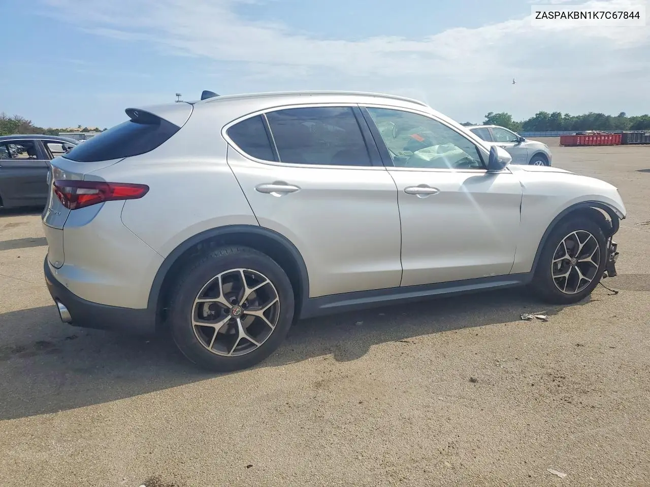 2019 Alfa Romeo Stelvio Ti VIN: ZASPAKBN1K7C67844 Lot: 59253756
