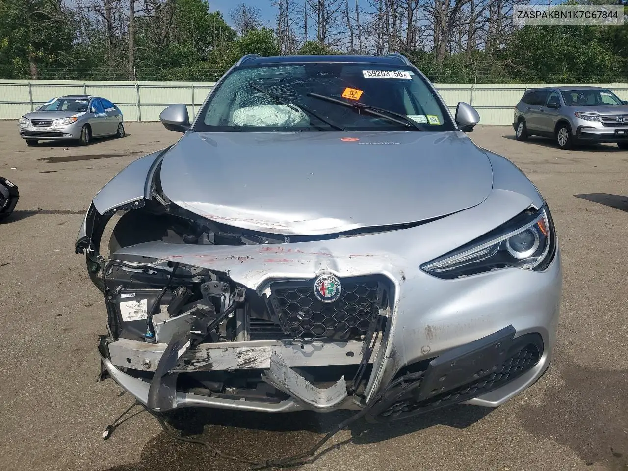 2019 Alfa Romeo Stelvio Ti VIN: ZASPAKBN1K7C67844 Lot: 59253756