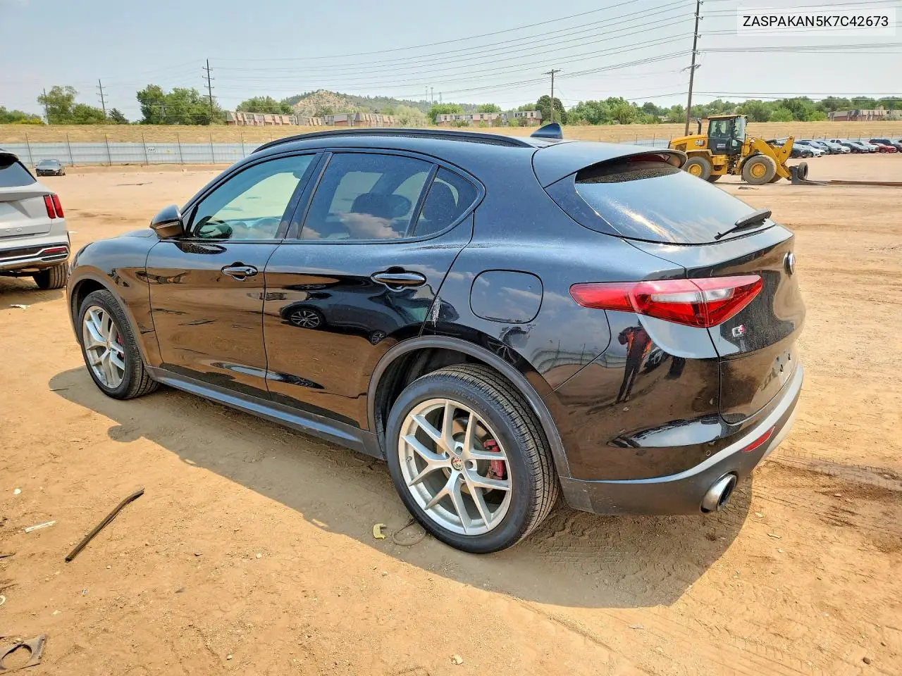 2019 Alfa Romeo Stelvio VIN: ZASPAKAN5K7C42673 Lot: 59616346