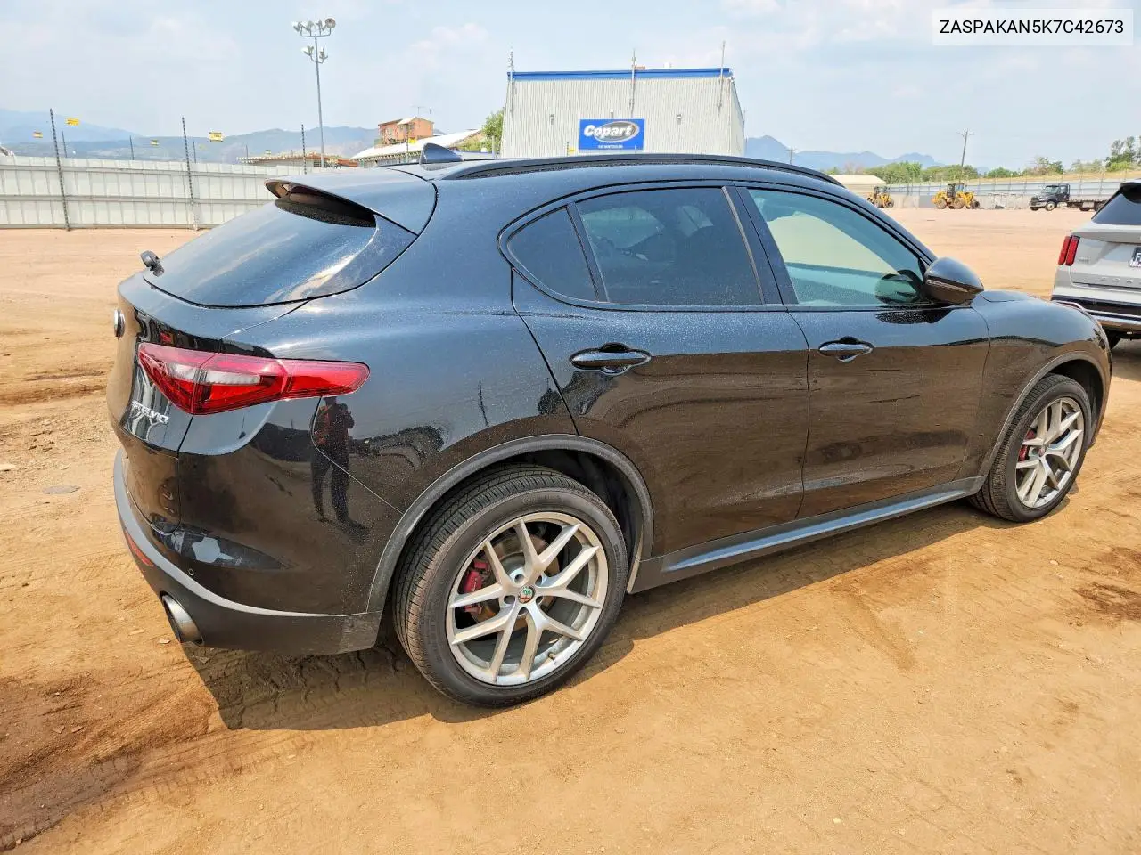 2019 Alfa Romeo Stelvio VIN: ZASPAKAN5K7C42673 Lot: 59616346