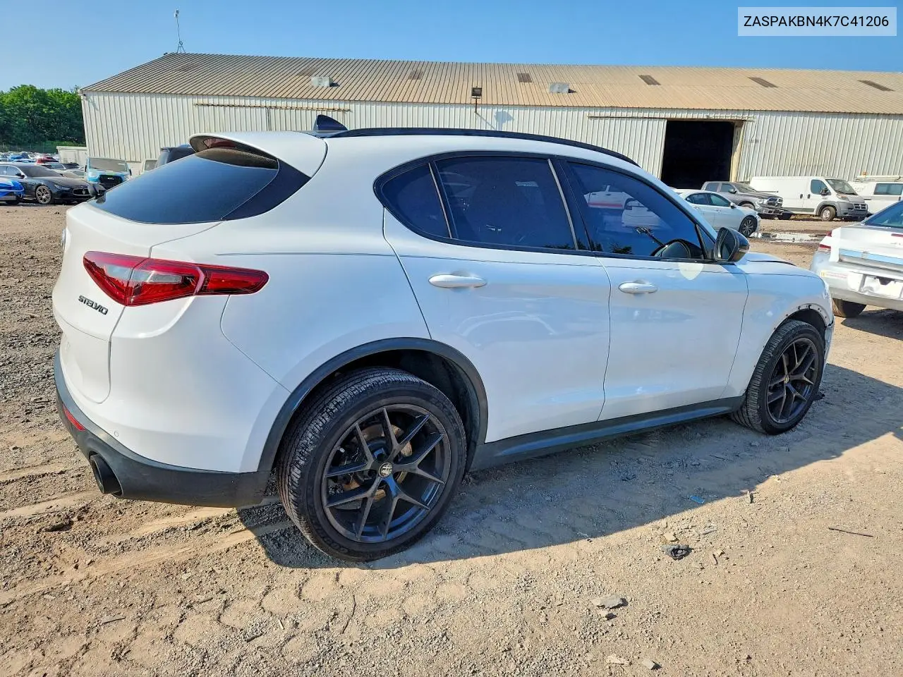2019 Alfa Romeo Stelvio Ti VIN: ZASPAKBN4K7C41206 Lot: 59643796
