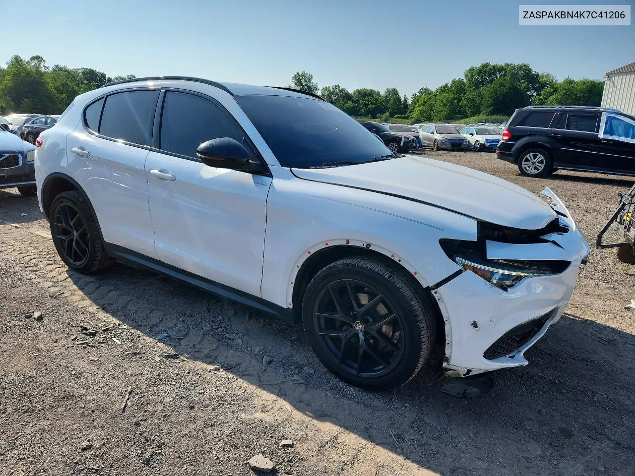 2019 Alfa Romeo Stelvio Ti VIN: ZASPAKBN4K7C41206 Lot: 59643796