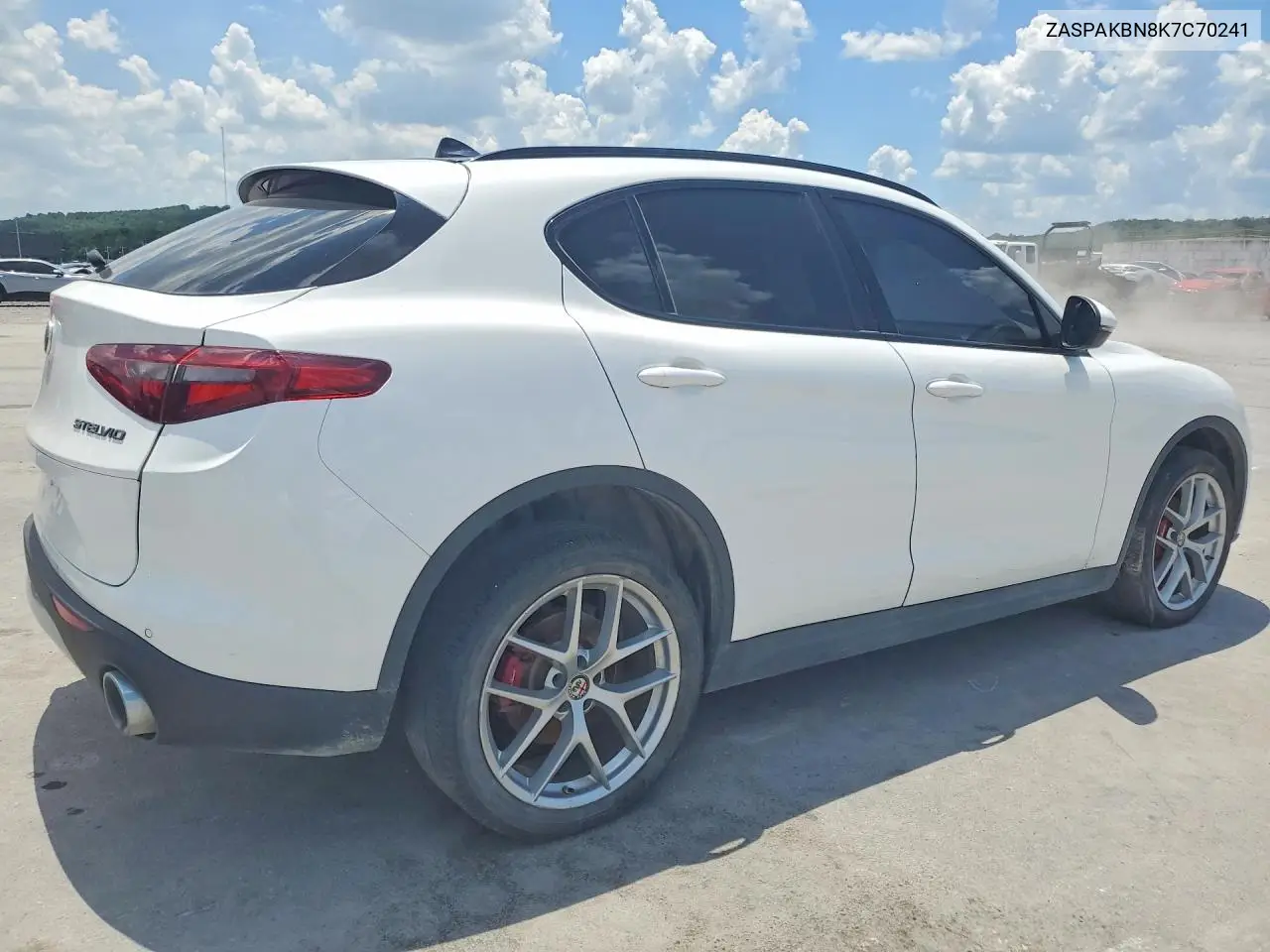 2019 Alfa Romeo Stelvio Ti VIN: ZASPAKBN8K7C70241 Lot: 59740416