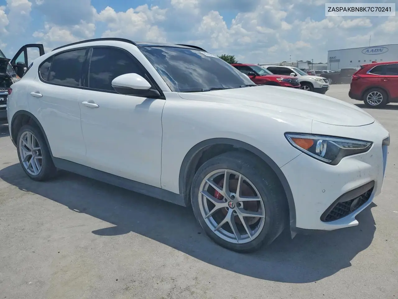2019 Alfa Romeo Stelvio Ti VIN: ZASPAKBN8K7C70241 Lot: 59740416
