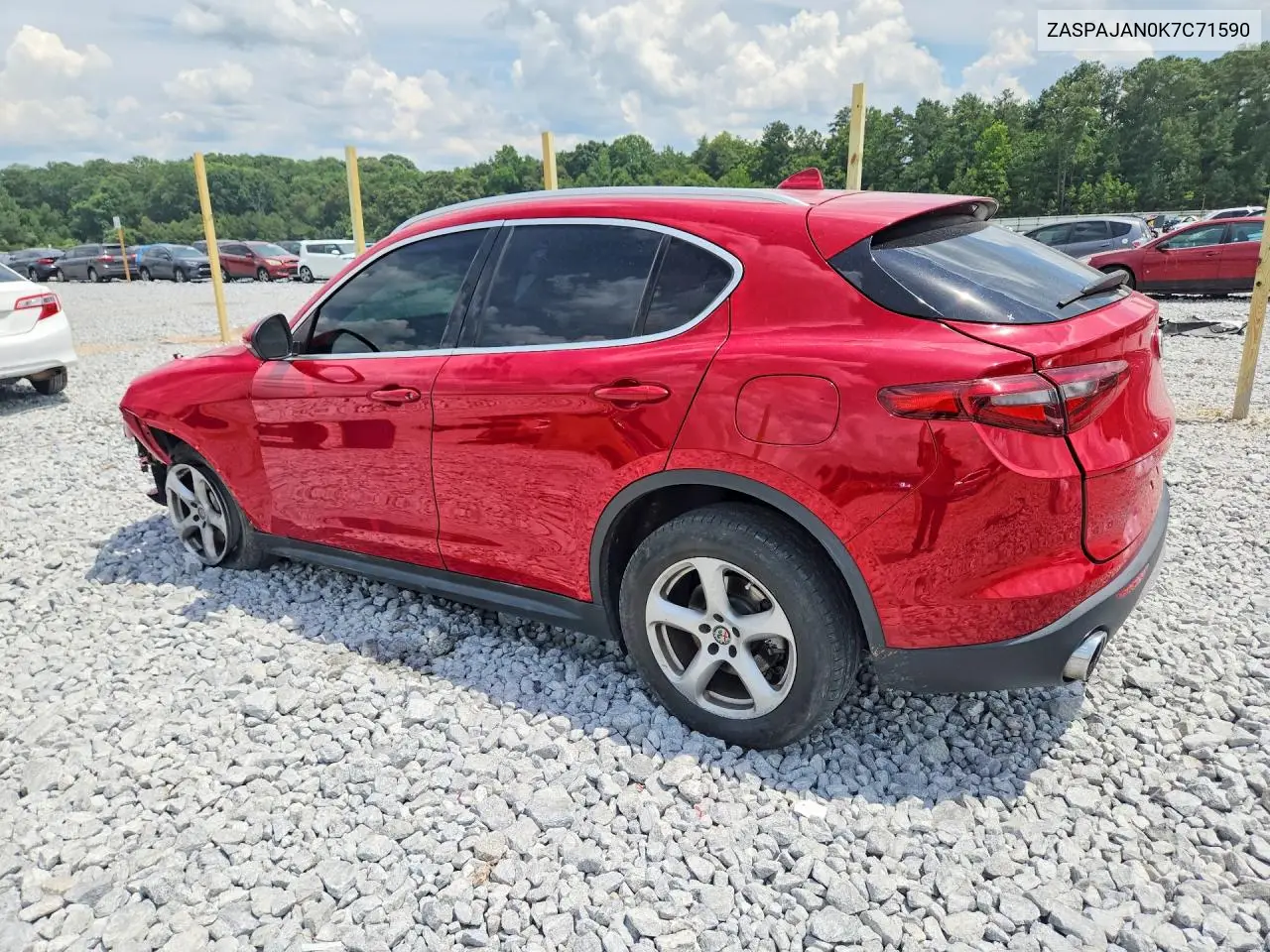 2019 Alfa Romeo Stelvio VIN: ZASPAJAN0K7C71590 Lot: 60560376