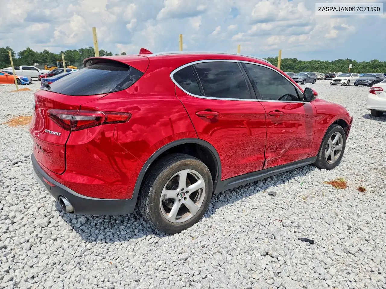 2019 Alfa Romeo Stelvio VIN: ZASPAJAN0K7C71590 Lot: 60560376