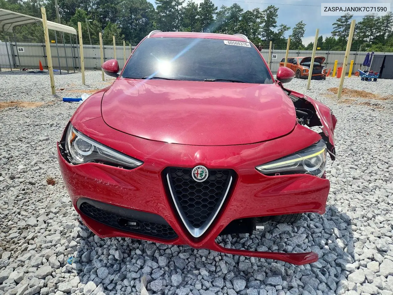 2019 Alfa Romeo Stelvio VIN: ZASPAJAN0K7C71590 Lot: 60560376