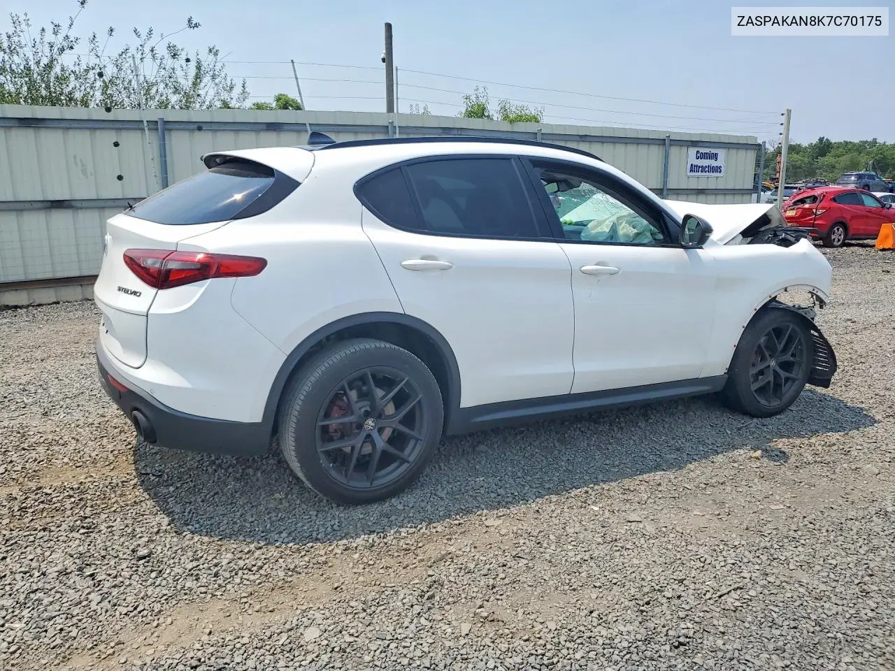 2019 Alfa Romeo Stelvio VIN: ZASPAKAN8K7C70175 Lot: 61075956