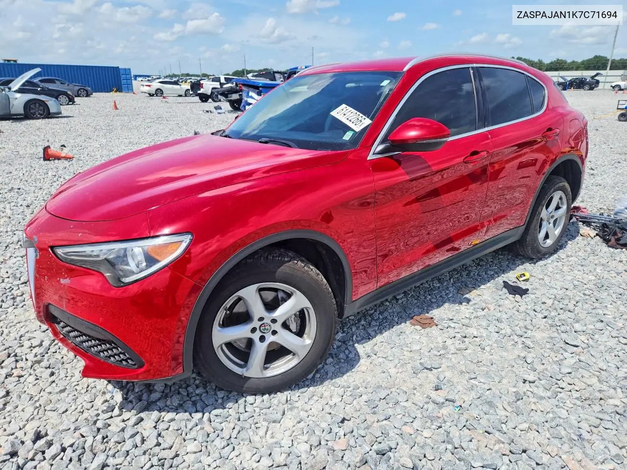 2019 Alfa Romeo Stelvio VIN: ZASPAJAN1K7C71694 Lot: 61412266
