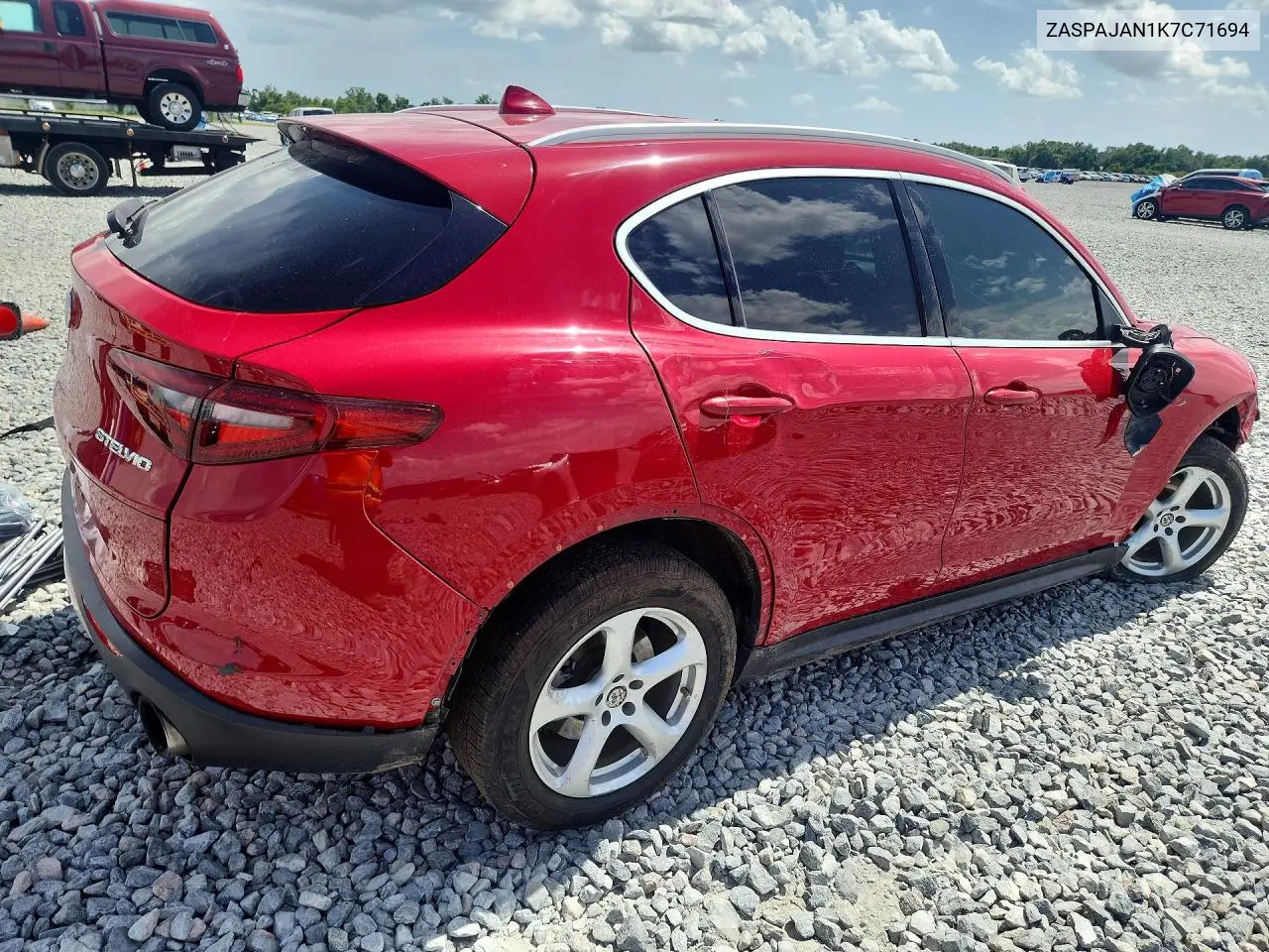 2019 Alfa Romeo Stelvio VIN: ZASPAJAN1K7C71694 Lot: 61412266