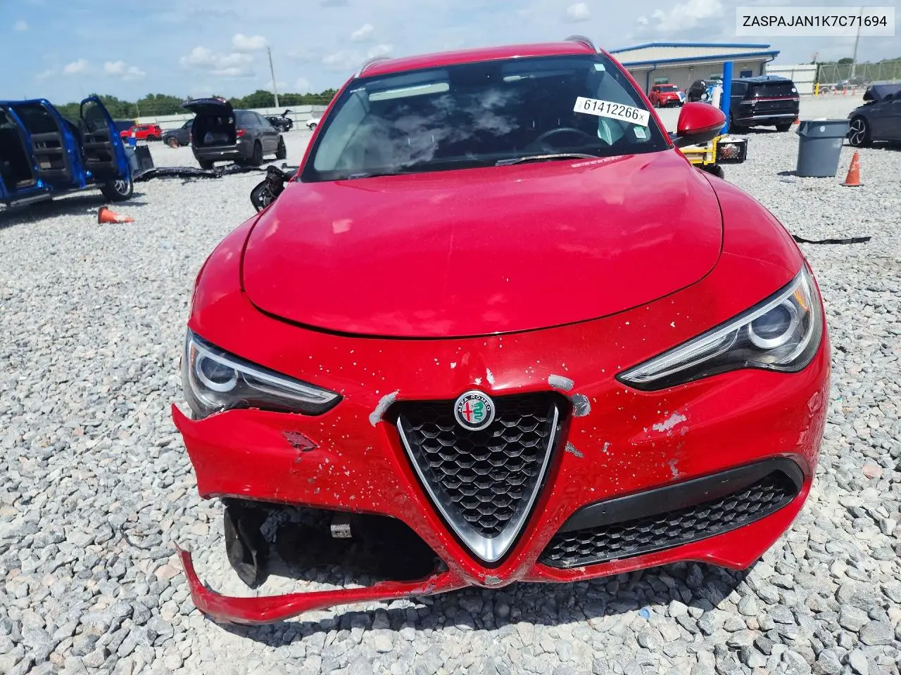 2019 Alfa Romeo Stelvio VIN: ZASPAJAN1K7C71694 Lot: 61412266