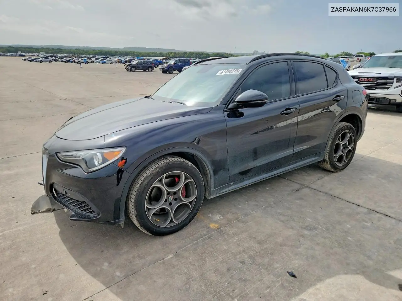 2019 Alfa Romeo Stelvio VIN: ZASPAKAN6K7C37966 Lot: 61480216