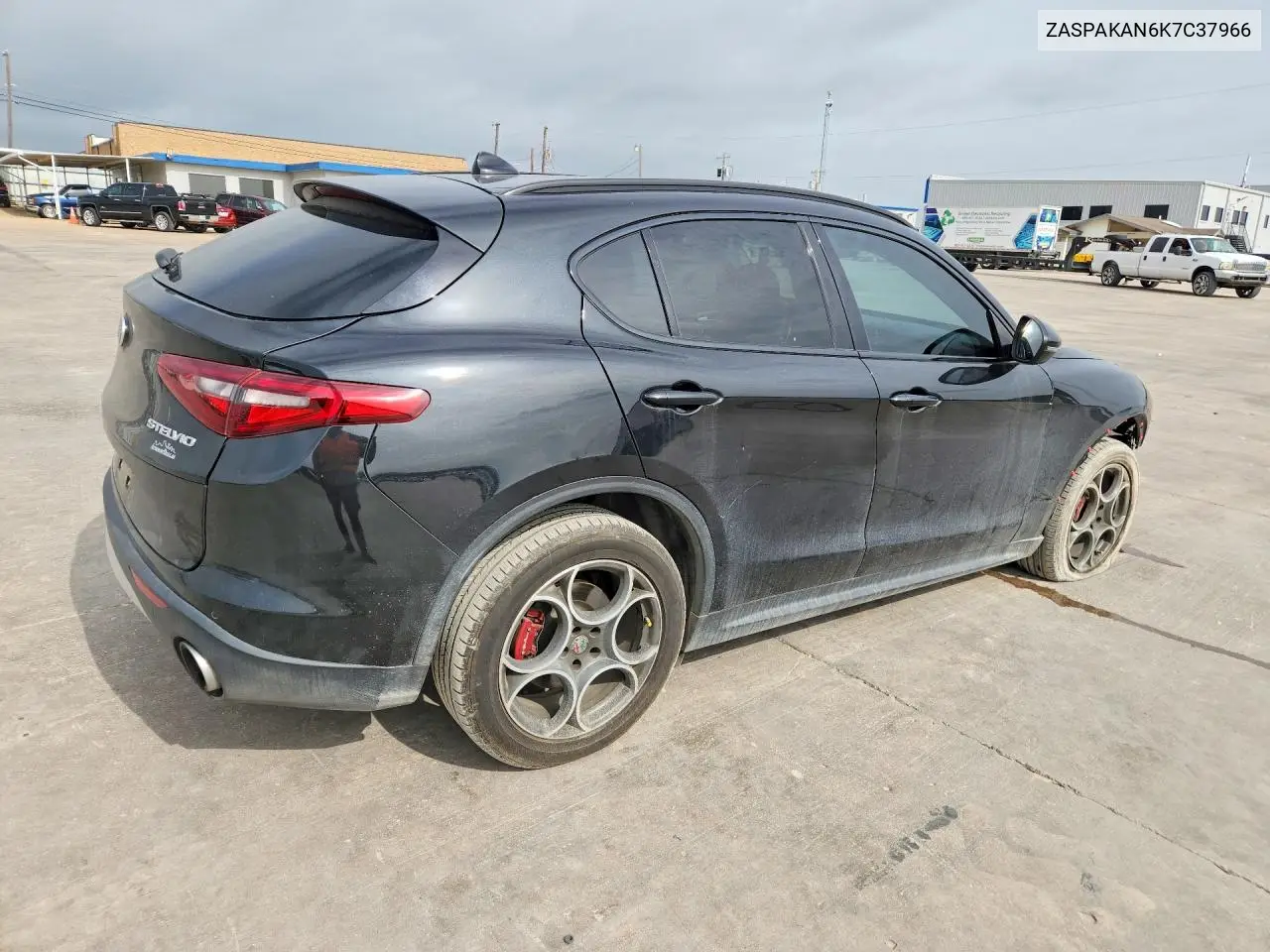 2019 Alfa Romeo Stelvio VIN: ZASPAKAN6K7C37966 Lot: 61480216