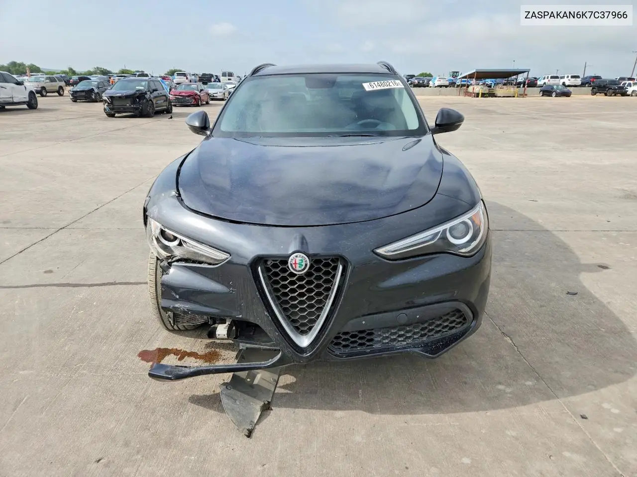 2019 Alfa Romeo Stelvio VIN: ZASPAKAN6K7C37966 Lot: 61480216