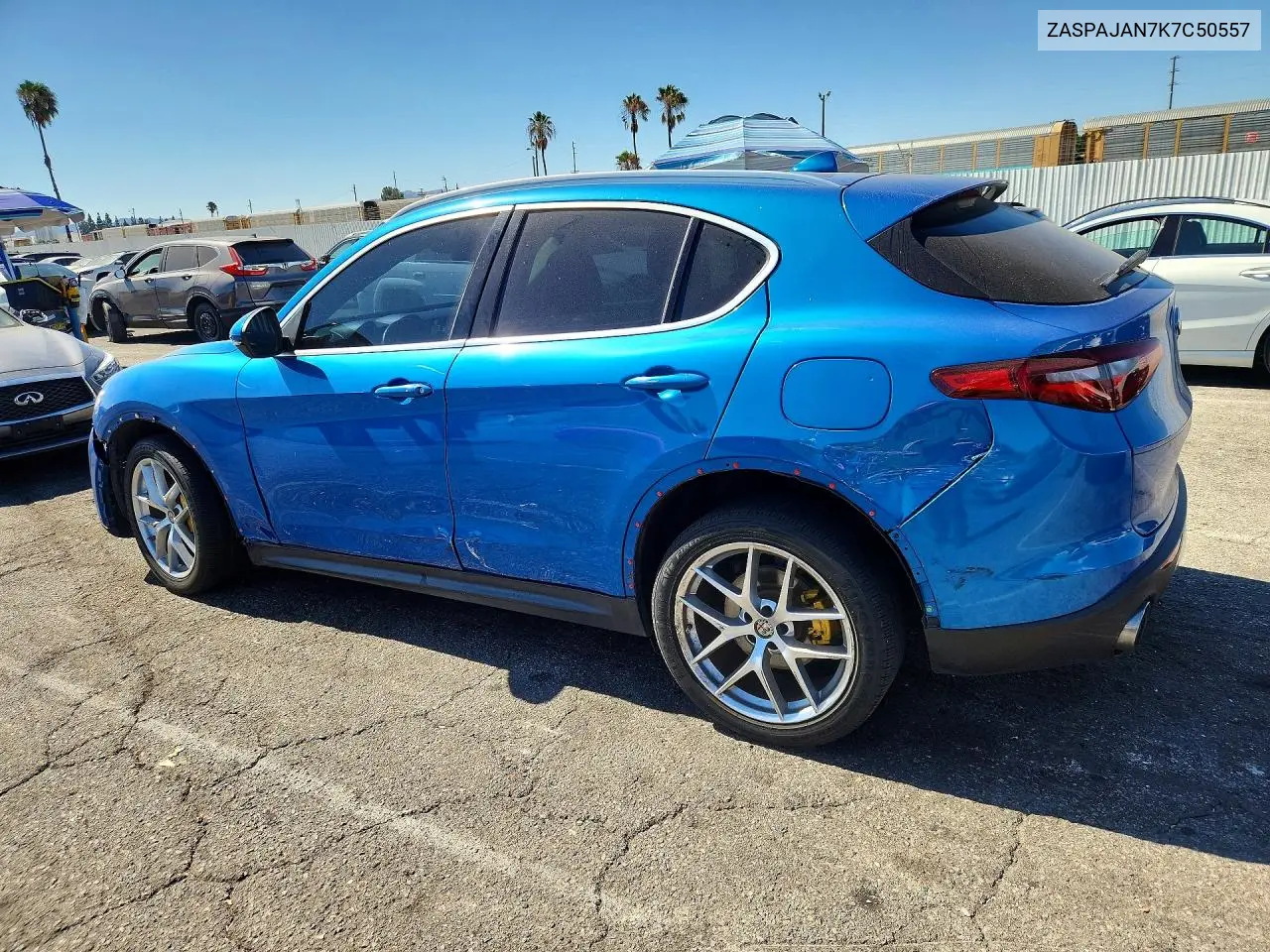2019 Alfa Romeo Stelvio Base VIN: ZASPAJAN7K7C50557 Lot: 61880166