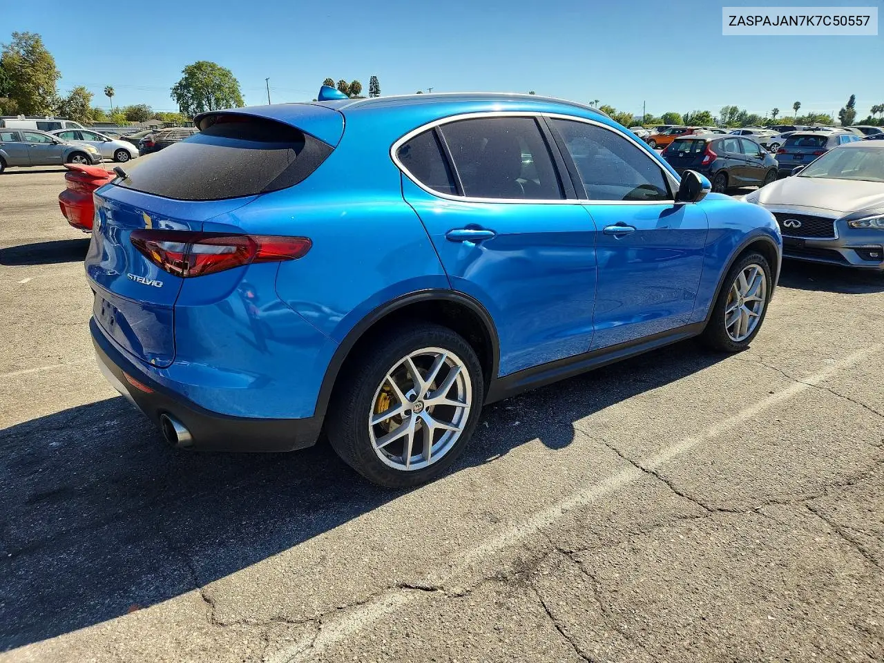 2019 Alfa Romeo Stelvio Base VIN: ZASPAJAN7K7C50557 Lot: 61880166
