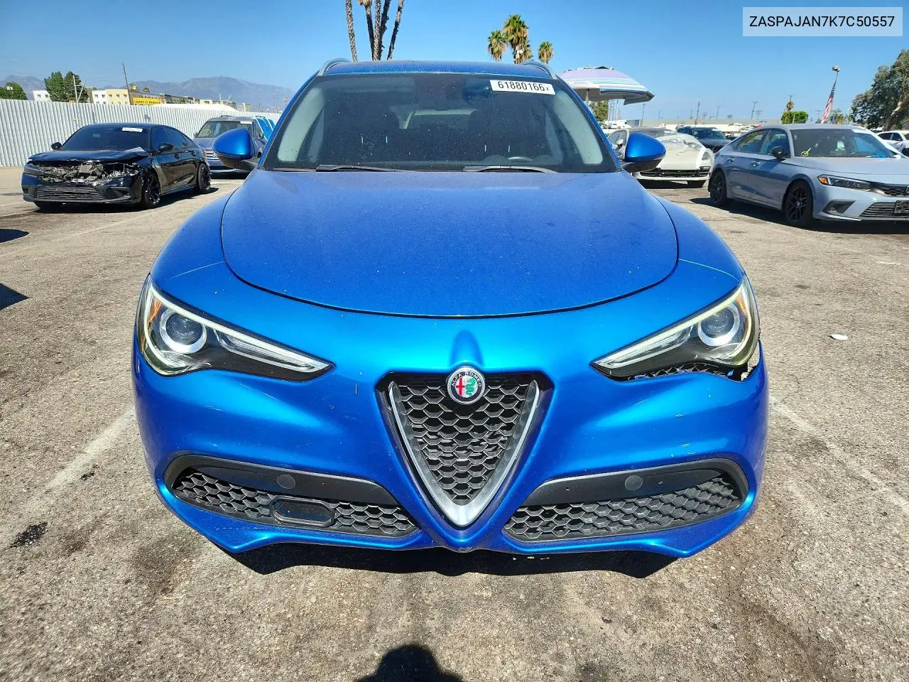 2019 Alfa Romeo Stelvio Base VIN: ZASPAJAN7K7C50557 Lot: 61880166