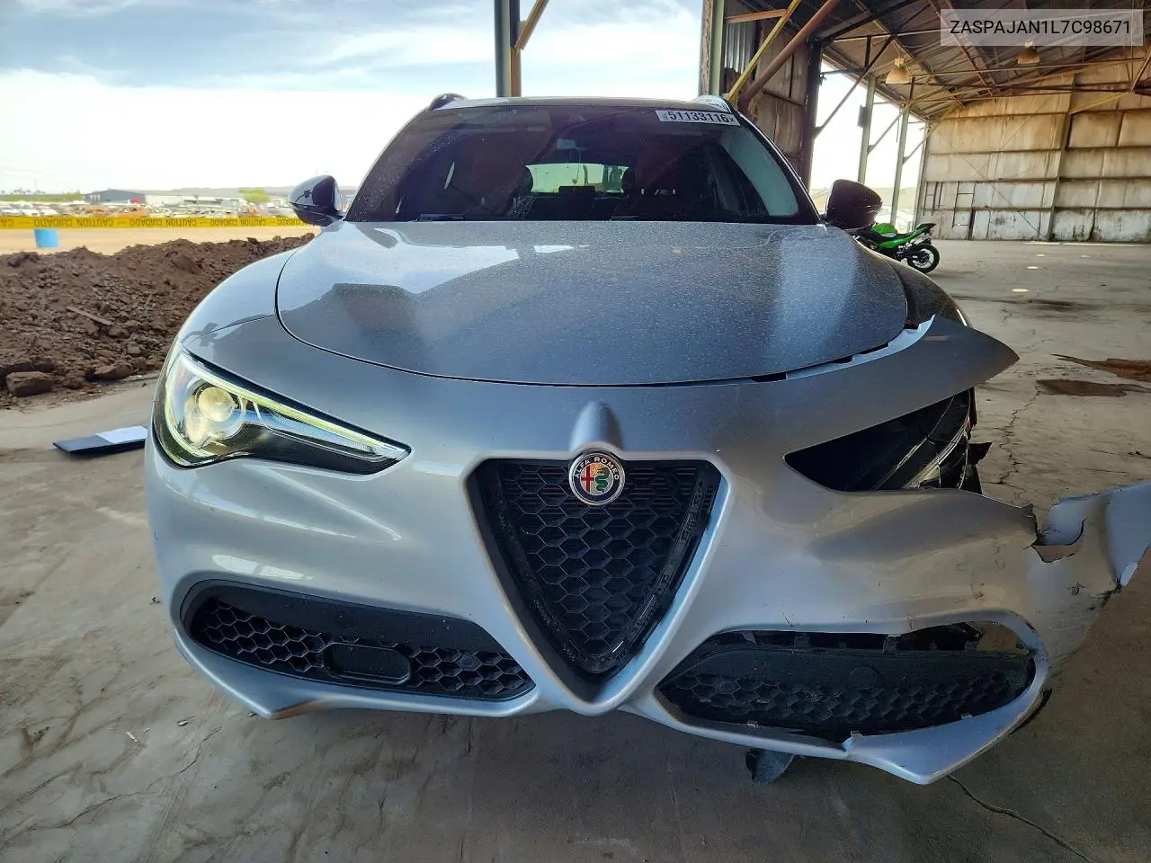 2020 Alfa Romeo Stelvio VIN: ZASPAJAN1L7C98671 Lot: 51133116