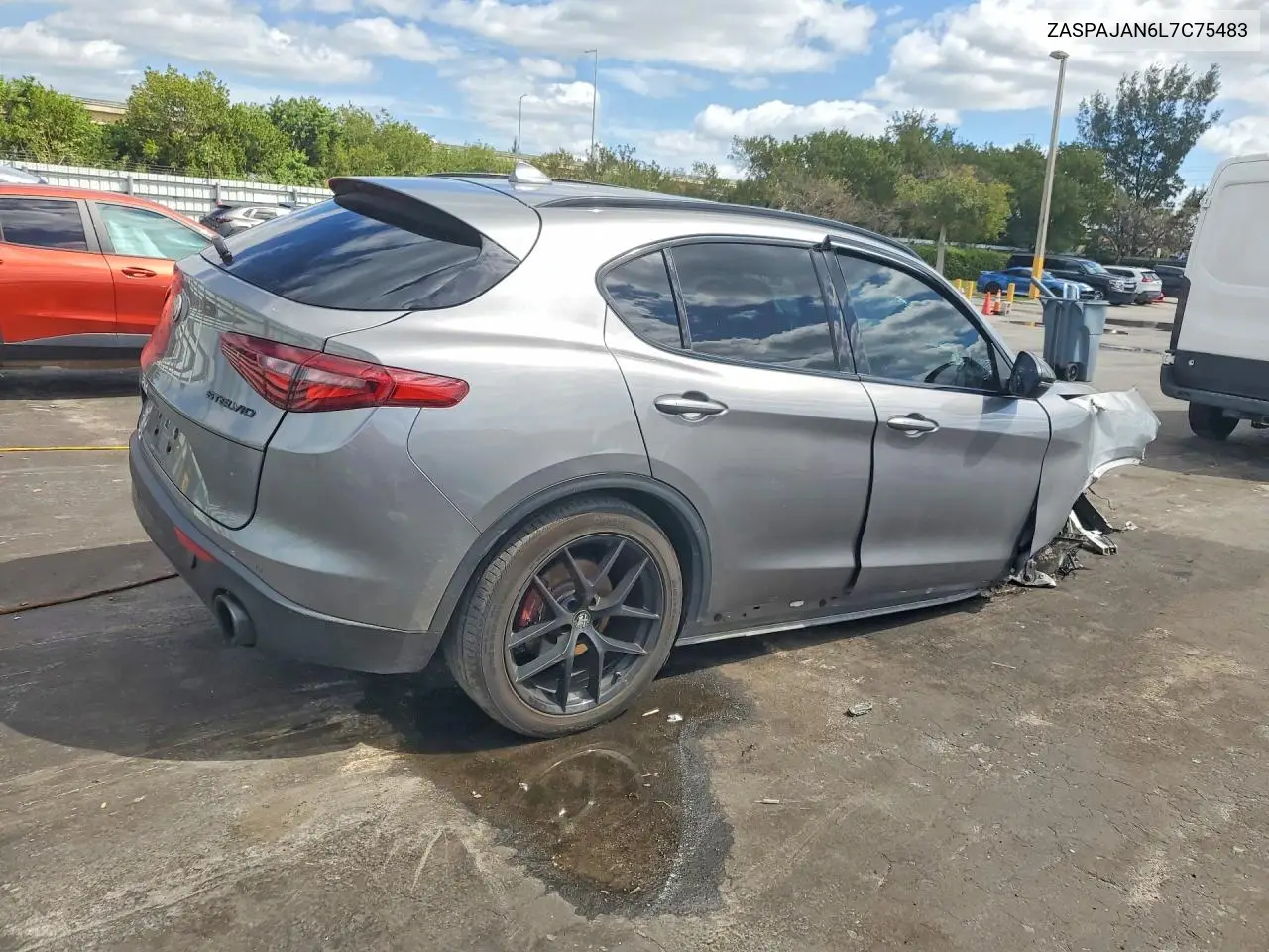 2020 Alfa Romeo Stelvio VIN: ZASPAJAN6L7C75483 Lot: 52318016