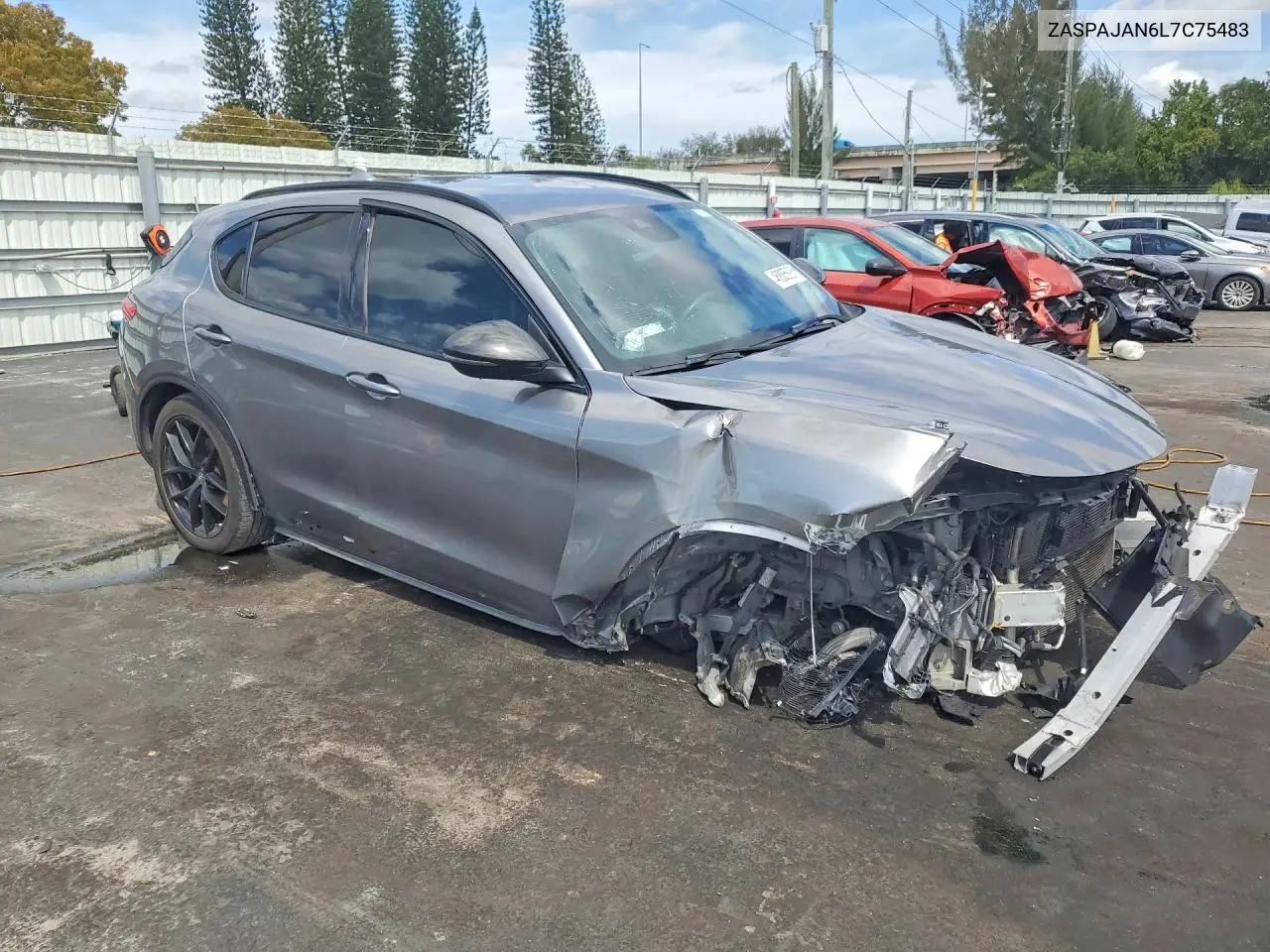 2020 Alfa Romeo Stelvio VIN: ZASPAJAN6L7C75483 Lot: 52318016