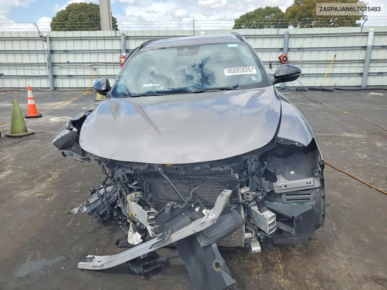 2020 Alfa Romeo Stelvio VIN: ZASPAJAN6L7C75483 Lot: 52318016